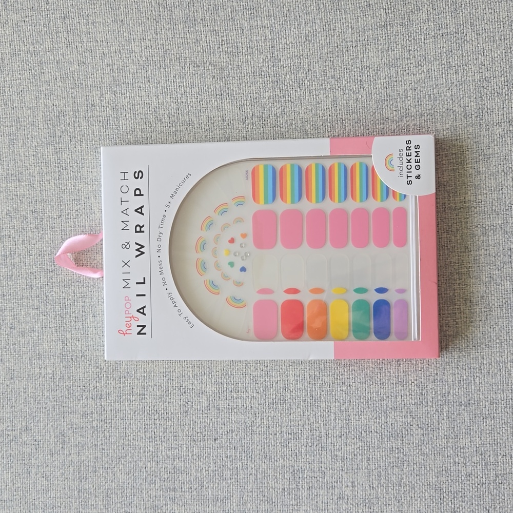HeyPOP - Rinbow Nail Wraps